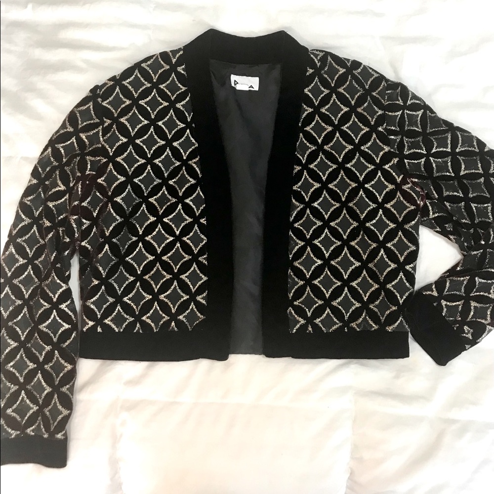 Vintage Patra Velvet & Sheer Dress jacket